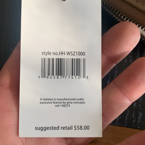 H by Halston Long Zipper Wallet in tan. NWT - Picture 5 of 5